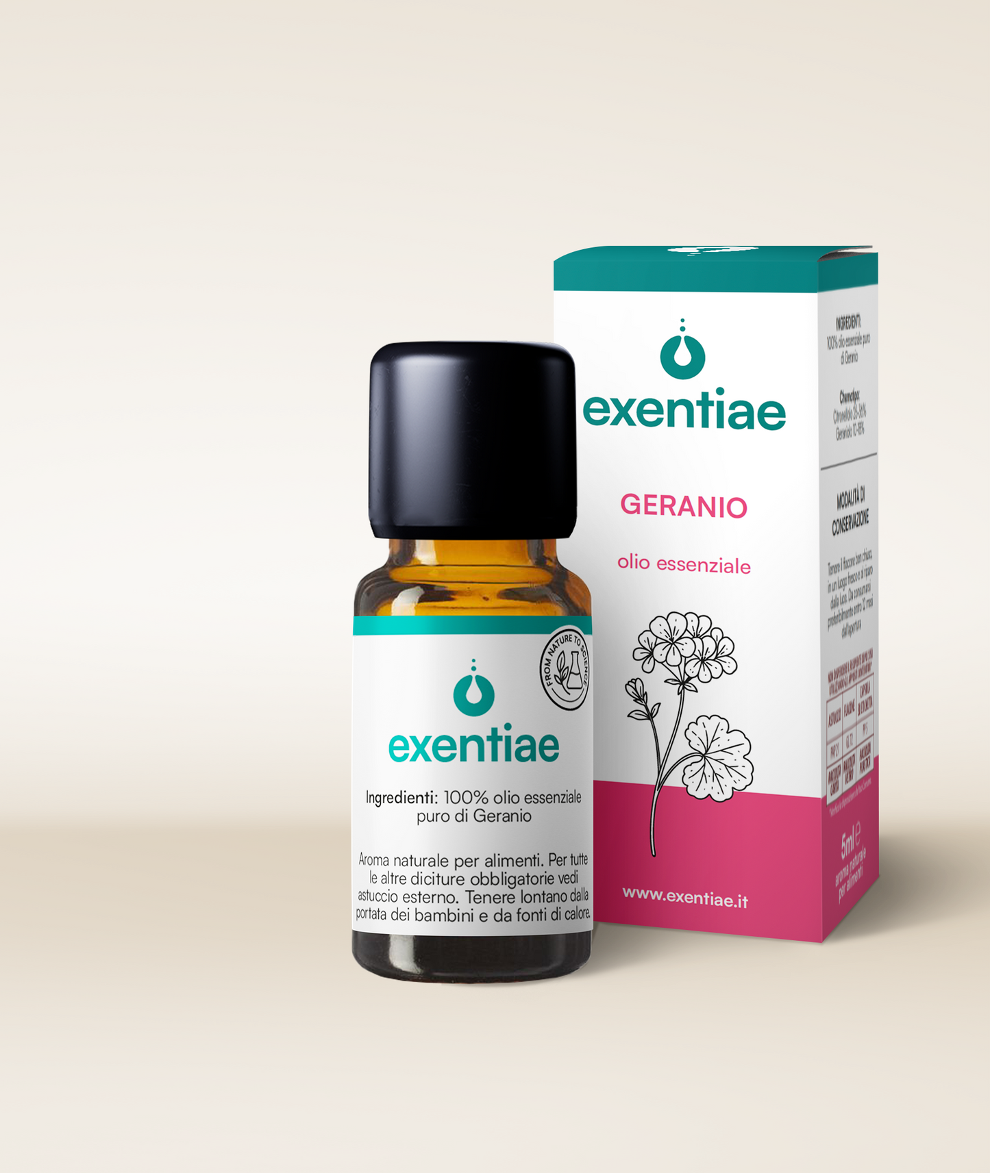 GERANIO OLIO ESSENZIALE