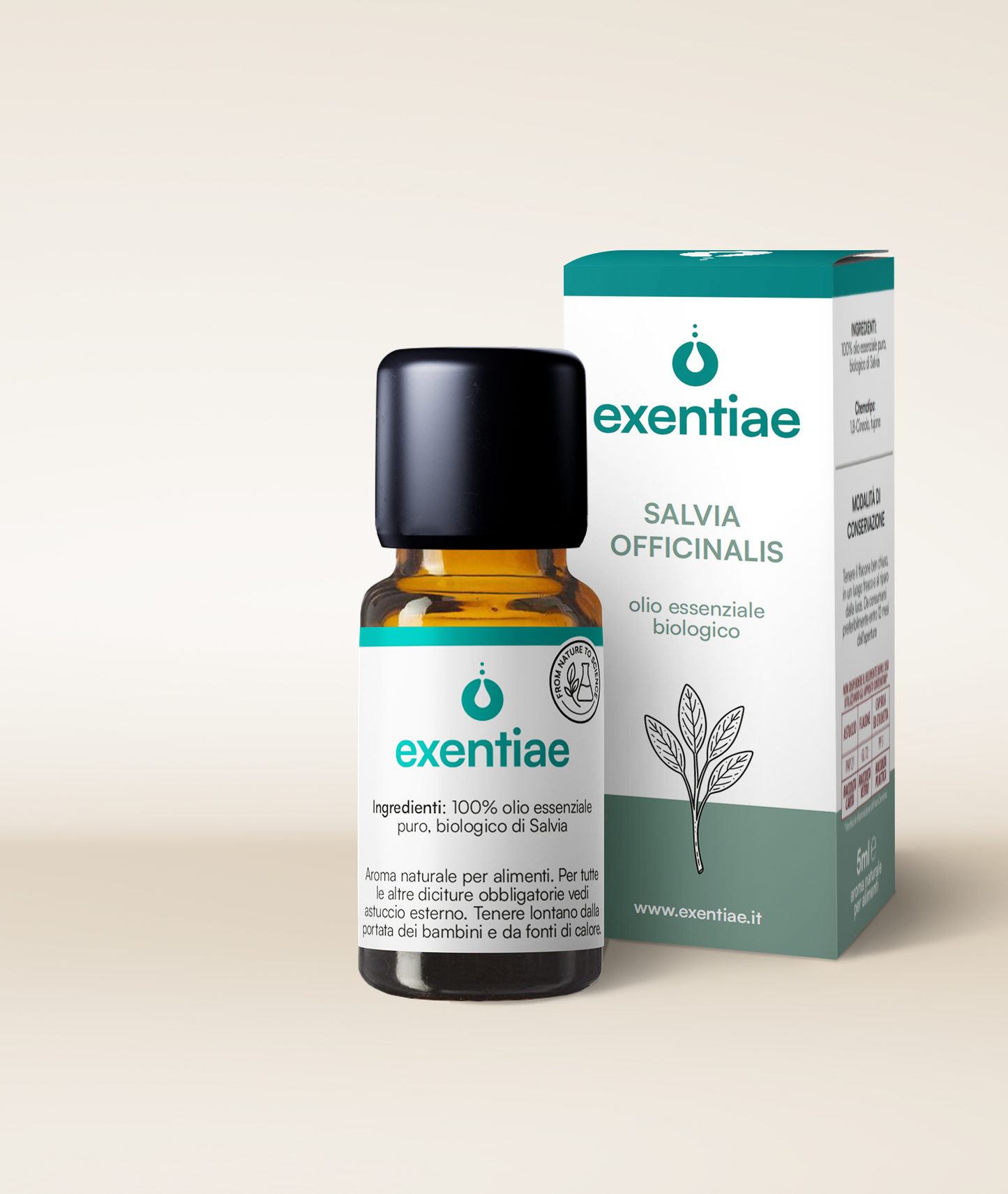 SALVIA OFFICINALIS OLIO ESSENZIALE BIOLOGICO